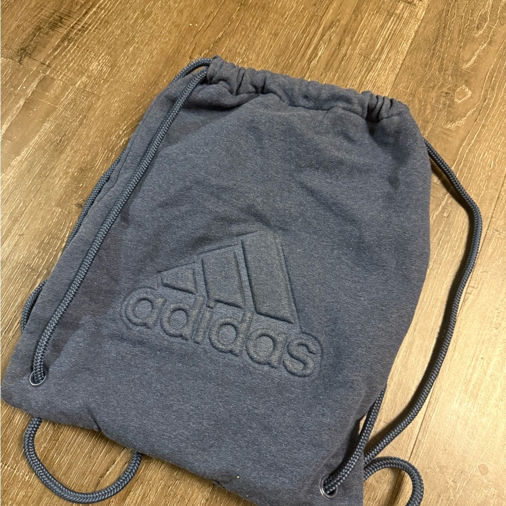 Adidas Charcoal Drawstring Backpack